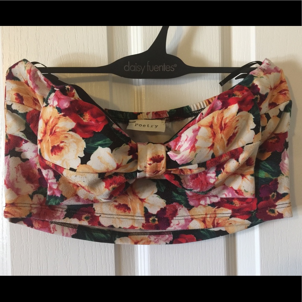Bow Floral Bandeau